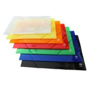 CARPETA A4 PLAST C/ ELASTICO 3 SOLAPAS
