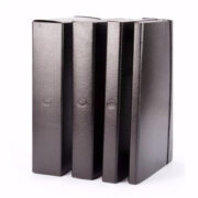 CAJA CON ELASTICO FIBRA NEGRA 3 CM