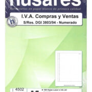 RESMA PRENUMERADA IVA X100 HUSARES 4502