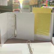 CARPETA BECERRO BLANCA 2 AROS X 60MM C/BOLSILLO