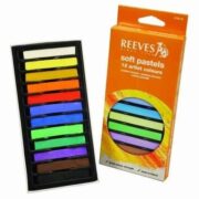PASTELES A LA TIZA REEVES X 12 COLORES