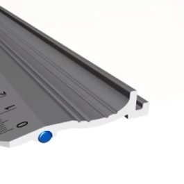 REGLA 40 CM METAL PLANTEC