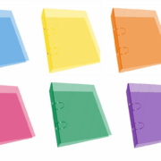 CARPETA RIDEO A4 PLASTICA 2 AROS 20 MM