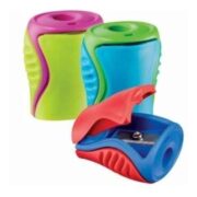 SACAPUNTAS PLASTICO CON DEPOSITO