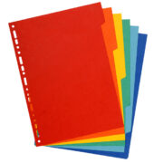 SEPARADORES A4 PLASTICO RIDEO