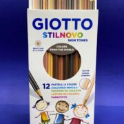 LAPICES GIOTTO STILNOVO SKIN TONES X 12 CARTON