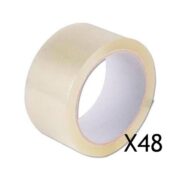 CAJA CINTA DE EMBALAR TRANSPARENTE 4.8 X 40 MTS X 72 UNID.