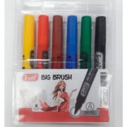 MARCADOR TRABI BIG BRUSH X10 COMUN/PASTEL