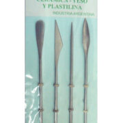 SET ESTECAS METAL X 4