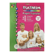PAPEL TRANSFER PLATINUM A4 P/ROPA CLARA