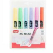MARCADOR TRABI BIG BRUSH X6 PASTEL/CLASICO