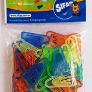 CLIPS COLOR PLASTICO TRIANGULARX100